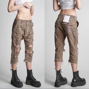 R13 leopard pants